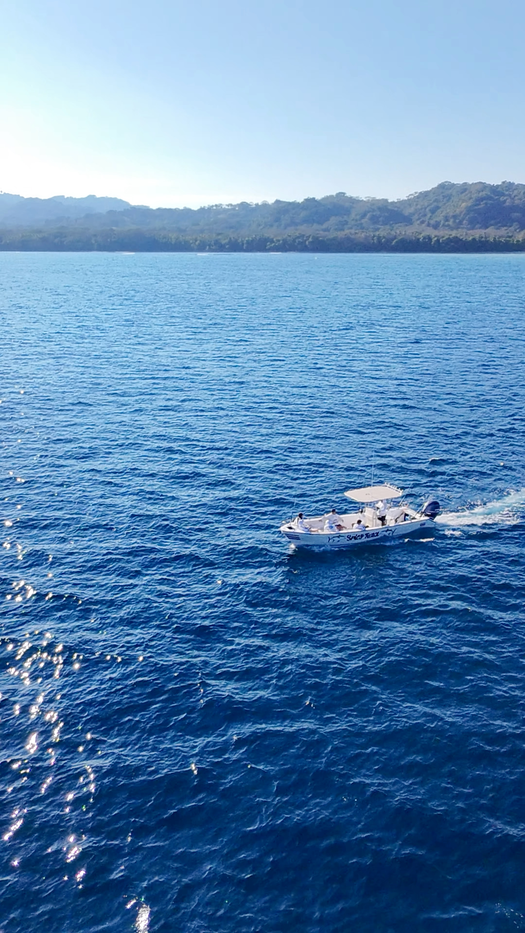 Ocean adventure in Cabuya, Costa Rica - Fishing boat on Pacific waters